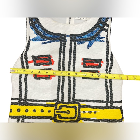 Alice + Olivia Trompe de L’Oeil Love is in the Air dress size 2 - Picture 8 of 16